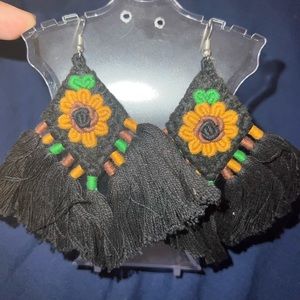 Handmade Mexican earrings aretes artesanales